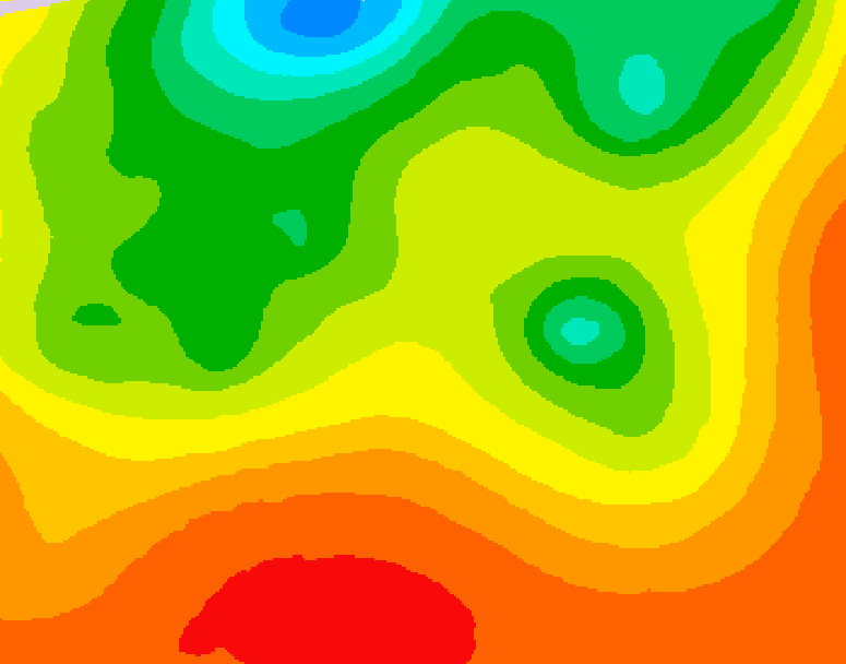 GDPS 500 millibar geopotential height 240 hour forecast chart for Canada based on 2026/07/18 0000Z data