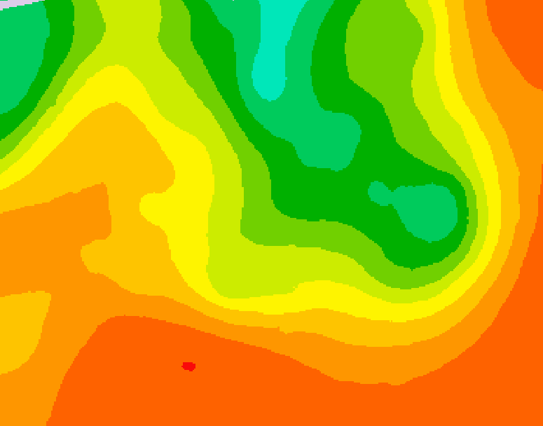 GDPS 500 millibar geopotential height 048 hour forecast chart for Canada based on 2026/07/18 1200Z data