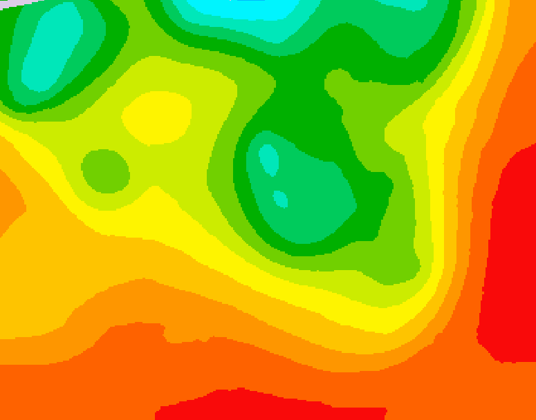 GDPS 500 millibar geopotential height 120 hour forecast chart for Canada based on 2026/07/18 1200Z data