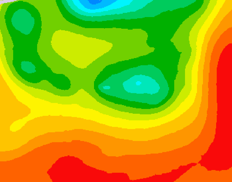 GDPS 500 millibar geopotential height 144 hour forecast chart for Canada based on 2026/07/18 1200Z data