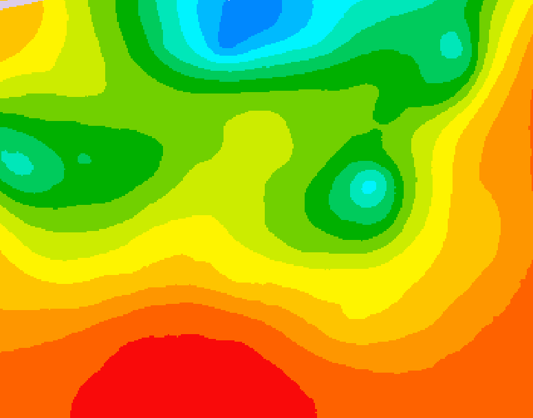 GDPS 500 millibar geopotential height 192 hour forecast chart for Canada based on 2026/07/18 1200Z data