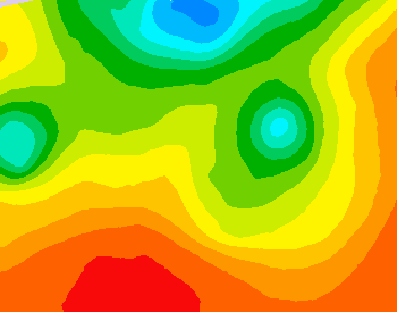 GDPS 500 millibar geopotential height 216 hour forecast chart for Canada based on 2026/07/18 1200Z data