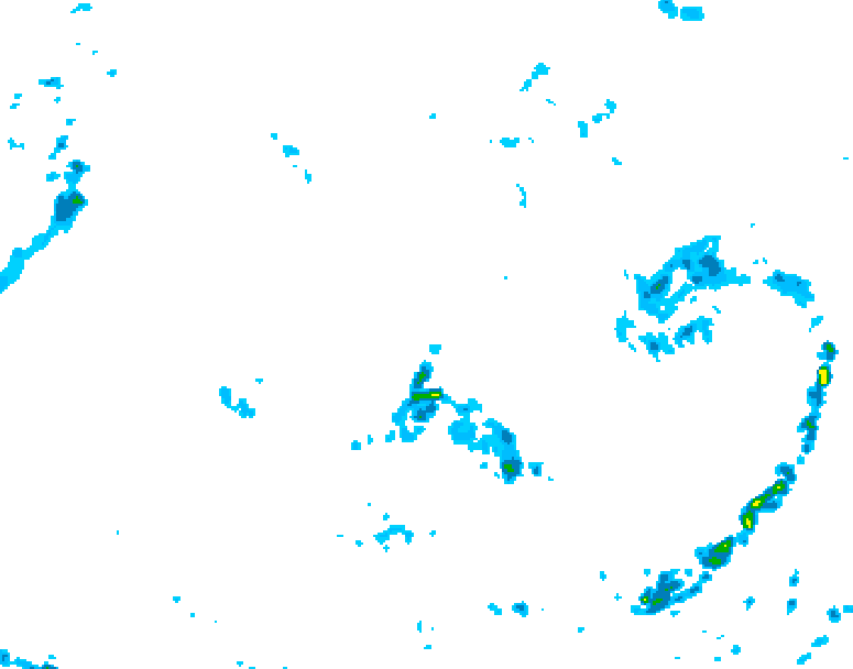 GDPS precipitation 060 hour forecast chart for Canada based on 2026/07/18 0000Z data