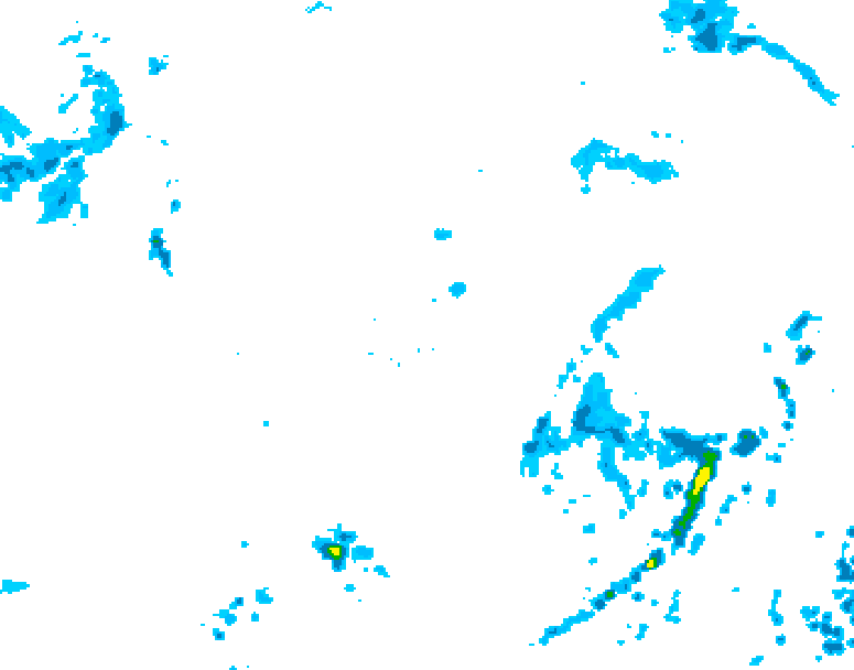 GDPS precipitation 108 hour forecast chart for Canada based on 2026/07/18 0000Z data