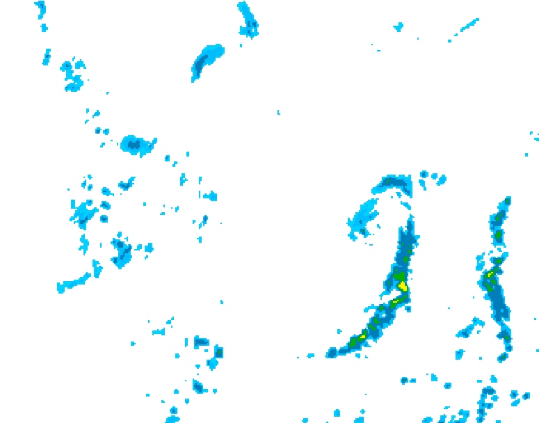 GDPS precipitation 216 hour forecast chart for Canada based on 2026/07/18 0000Z data