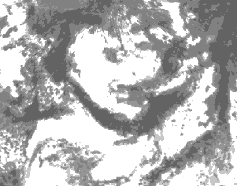 GDPS total cloud 192 hour forecast chart for Canada based on 2026/07/18 0000Z data