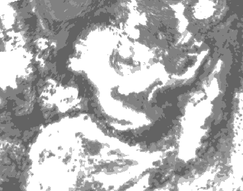GDPS total cloud 204 hour forecast chart for Canada based on 2026/07/18 0000Z data