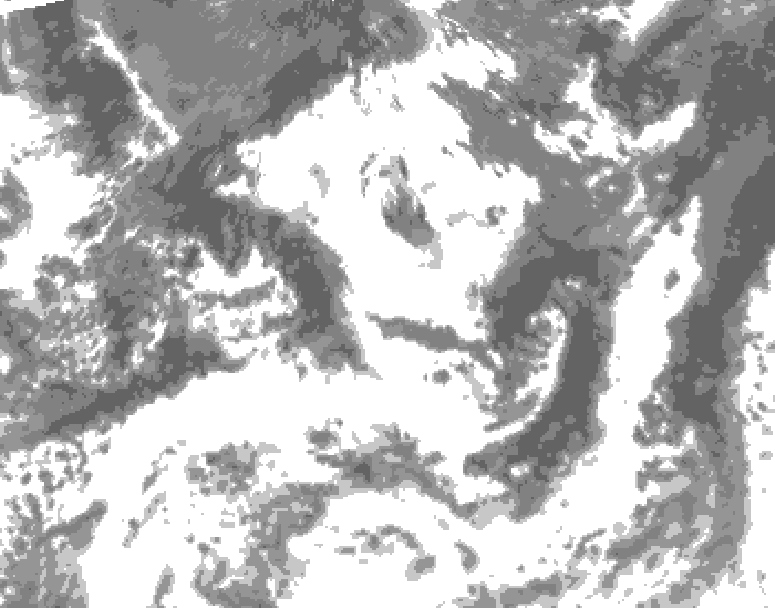 GDPS total cloud 216 hour forecast chart for Canada based on 2026/07/18 0000Z data