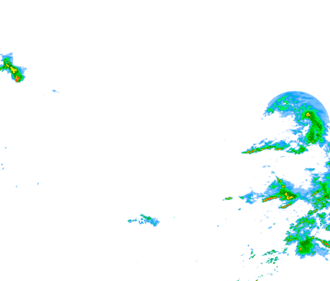 Weather radar data valid at 2026/07/18 14:42 UTC