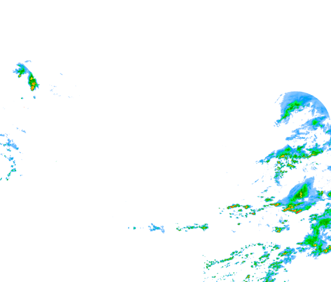 Weather radar data valid at 2026/07/18 16:36 UTC