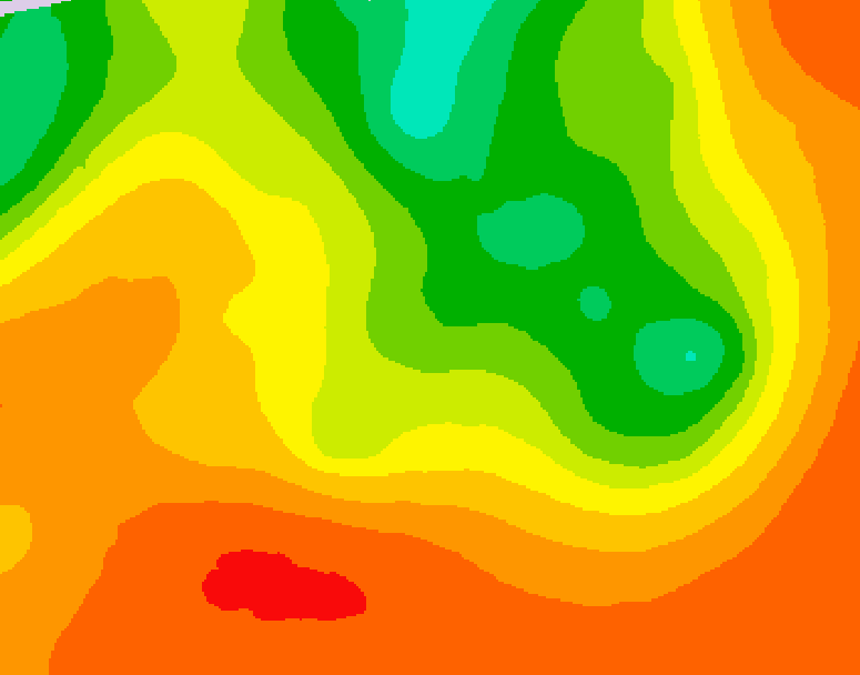 GDPS 500 millibar geopotential height 030 hour forecast chart for Canada based on 2026/07/19 0000Z data