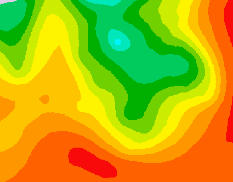 GDPS 500 millibar geopotential height 060 hour forecast chart for Canada based on 2026/07/19 0000Z data