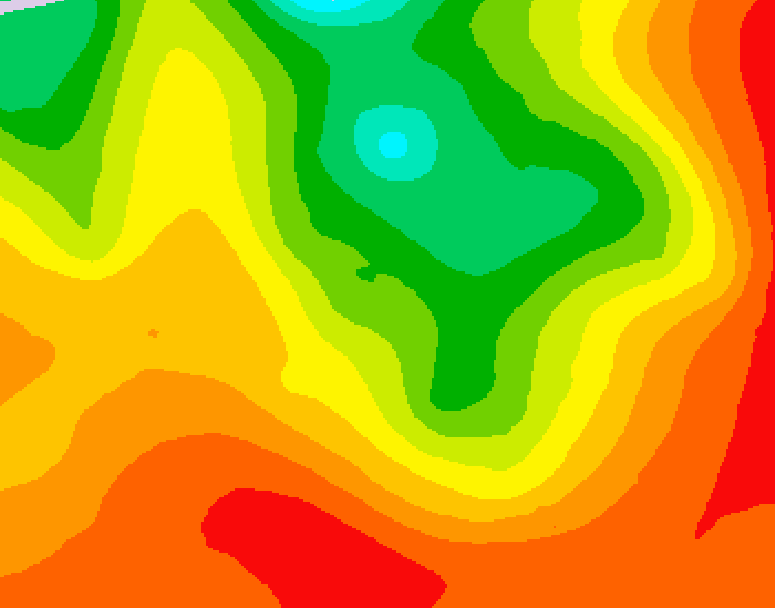 GDPS 500 millibar geopotential height 066 hour forecast chart for Canada based on 2026/07/19 0000Z data