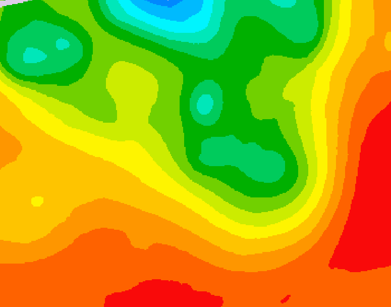 GDPS 500 millibar geopotential height 108 hour forecast chart for Canada based on 2026/07/19 0000Z data