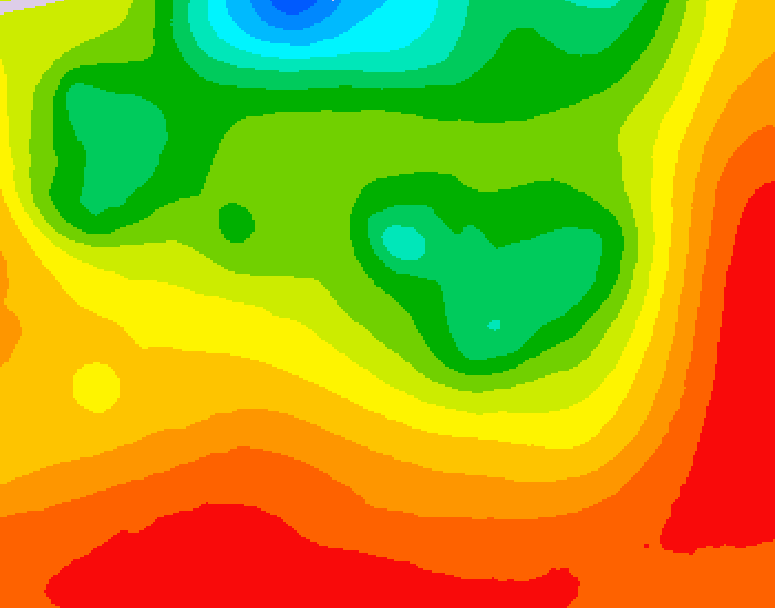 GDPS 500 millibar geopotential height 126 hour forecast chart for Canada based on 2026/07/19 0000Z data