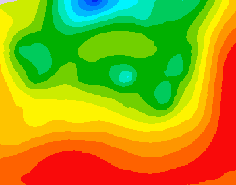 GDPS 500 millibar geopotential height 138 hour forecast chart for Canada based on 2026/07/19 0000Z data