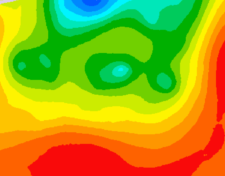 GDPS 500 millibar geopotential height 150 hour forecast chart for Canada based on 2026/07/19 0000Z data
