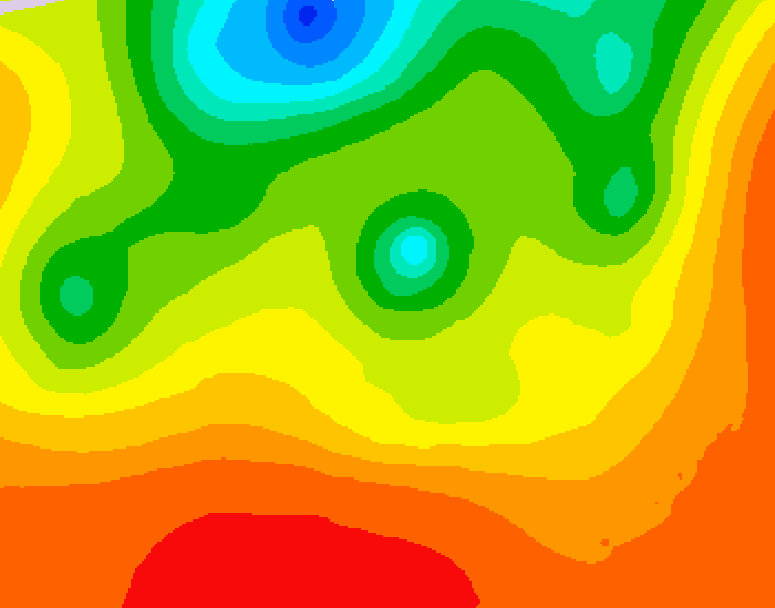 GDPS 500 millibar geopotential height 180 hour forecast chart for Canada based on 2026/07/19 0000Z data