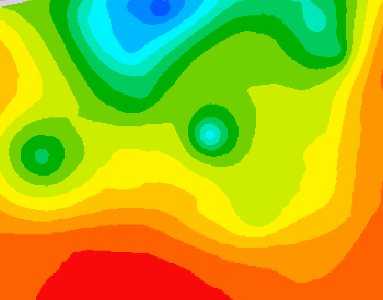 GDPS 500 millibar geopotential height 198 hour forecast chart for Canada based on 2026/07/19 0000Z data