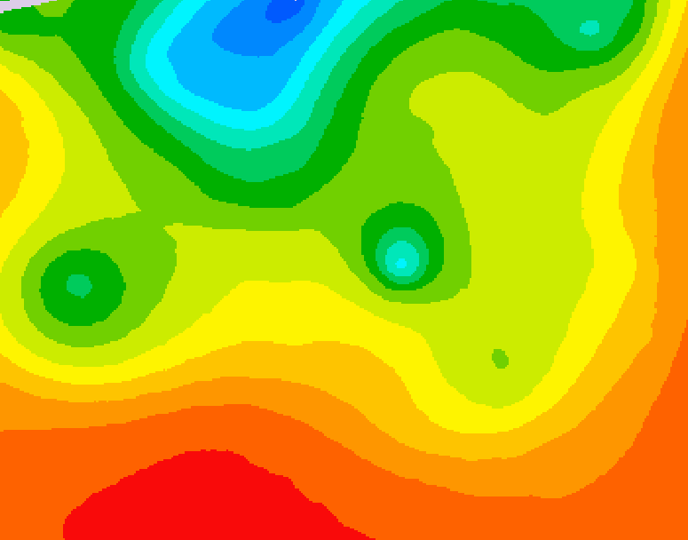 GDPS 500 millibar geopotential height 210 hour forecast chart for Canada based on 2026/07/19 0000Z data