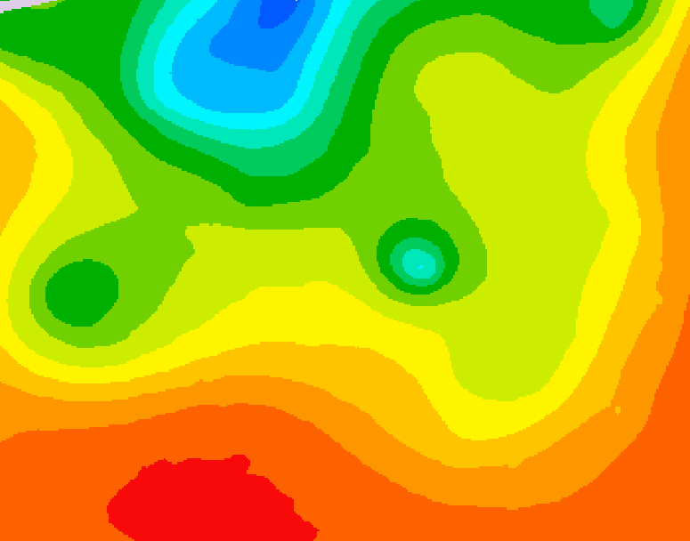 GDPS 500 millibar geopotential height 216 hour forecast chart for Canada based on 2026/07/19 0000Z data