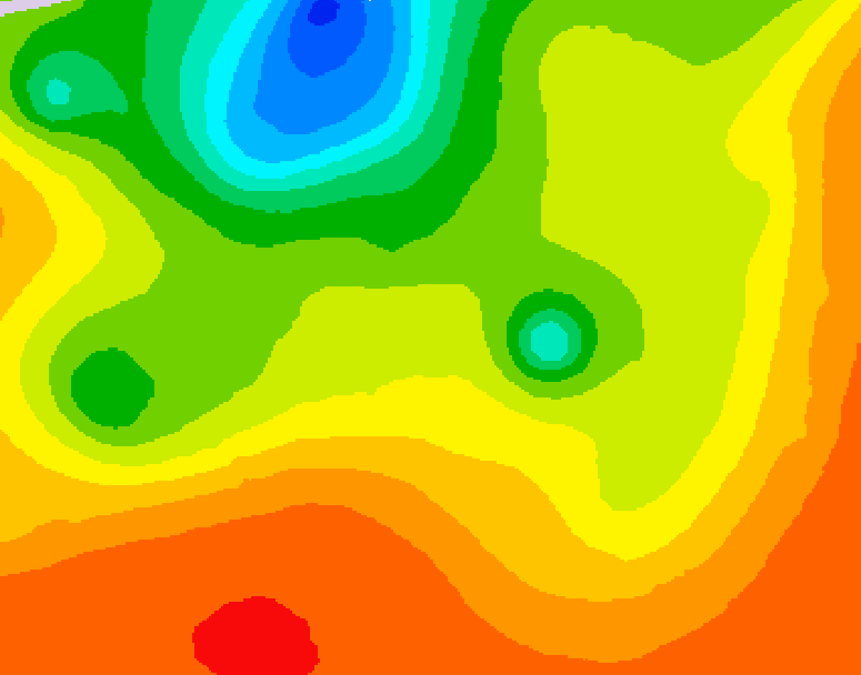 GDPS 500 millibar geopotential height 228 hour forecast chart for Canada based on 2026/07/19 0000Z data