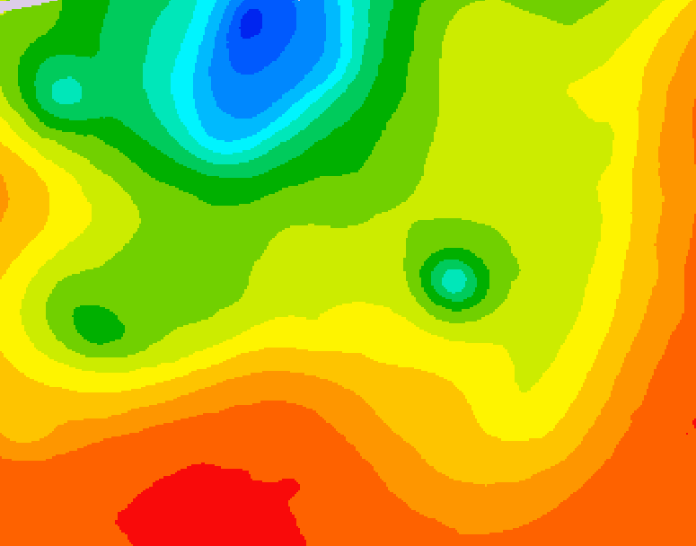 GDPS 500 millibar geopotential height 234 hour forecast chart for Canada based on 2026/07/19 0000Z data