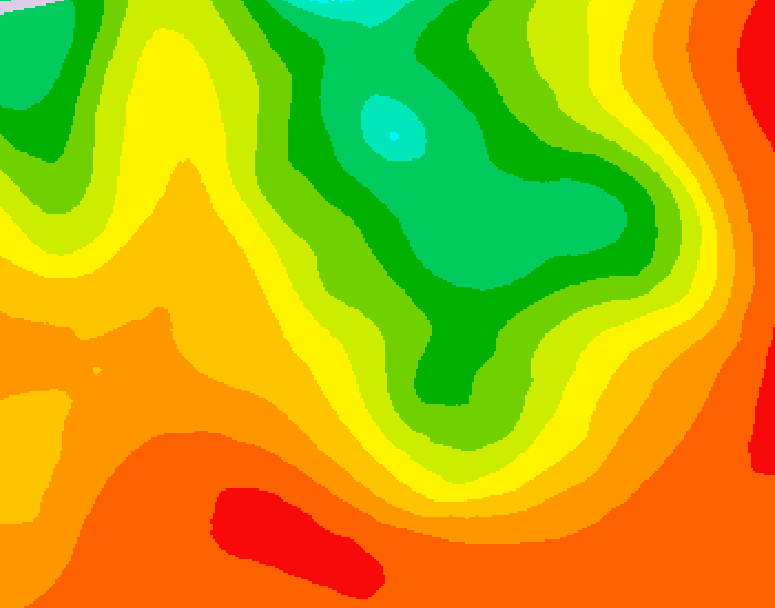 GDPS 500 millibar geopotential height 048 hour forecast chart for Canada based on 2026/07/19 1200Z data