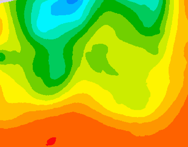 GDPS 500 millibar geopotential height 192 hour forecast chart for Canada based on 2026/07/19 1200Z data