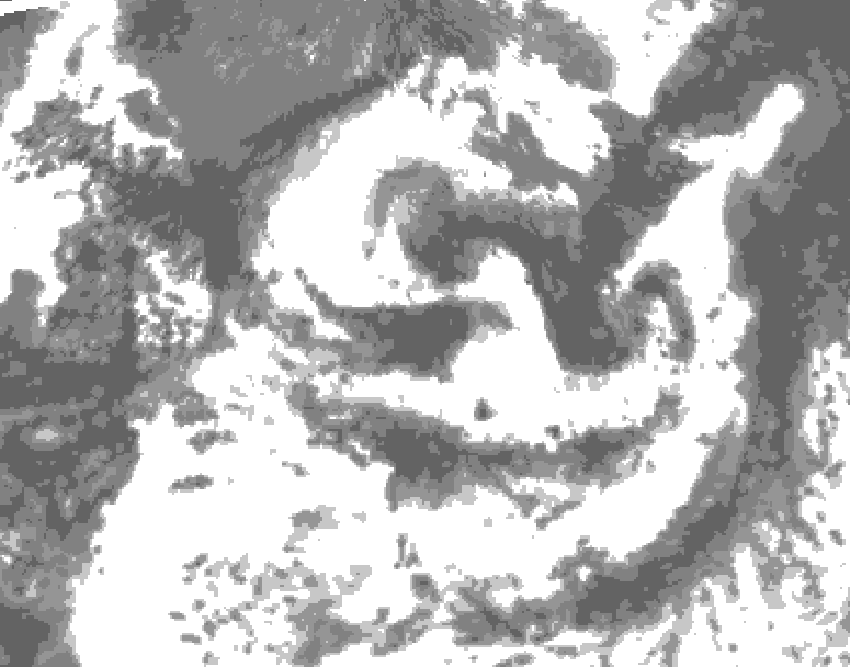 GDPS total cloud 150 hour forecast chart for Canada based on 2026/07/19 0000Z data