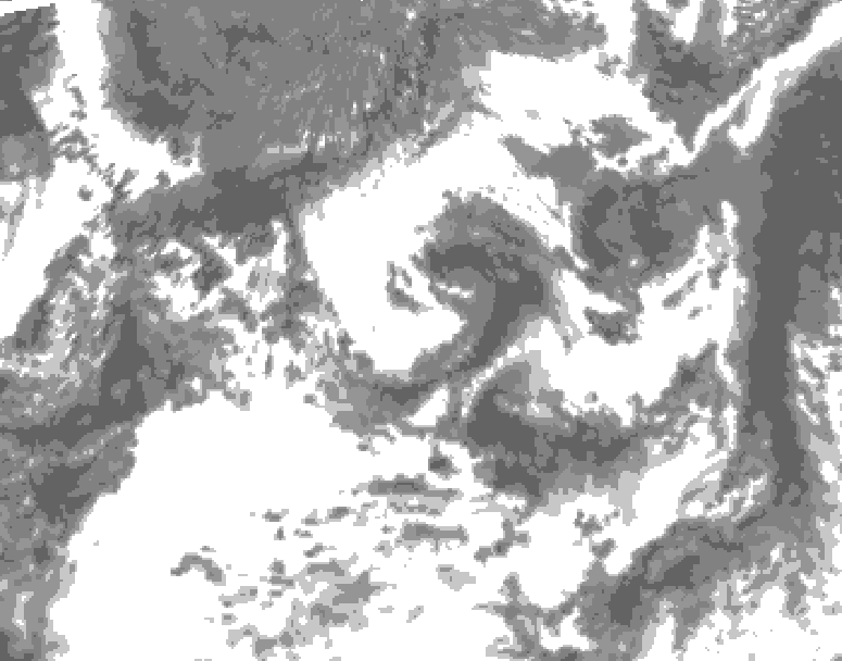 GDPS total cloud 174 hour forecast chart for Canada based on 2026/07/19 0000Z data