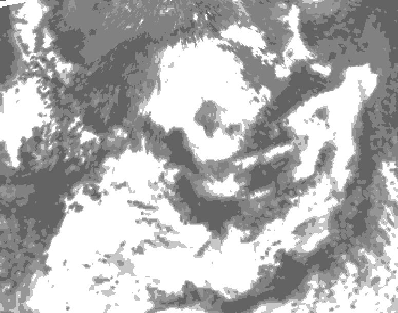 GDPS total cloud 144 hour forecast chart for Canada based on 2026/07/19 1200Z data