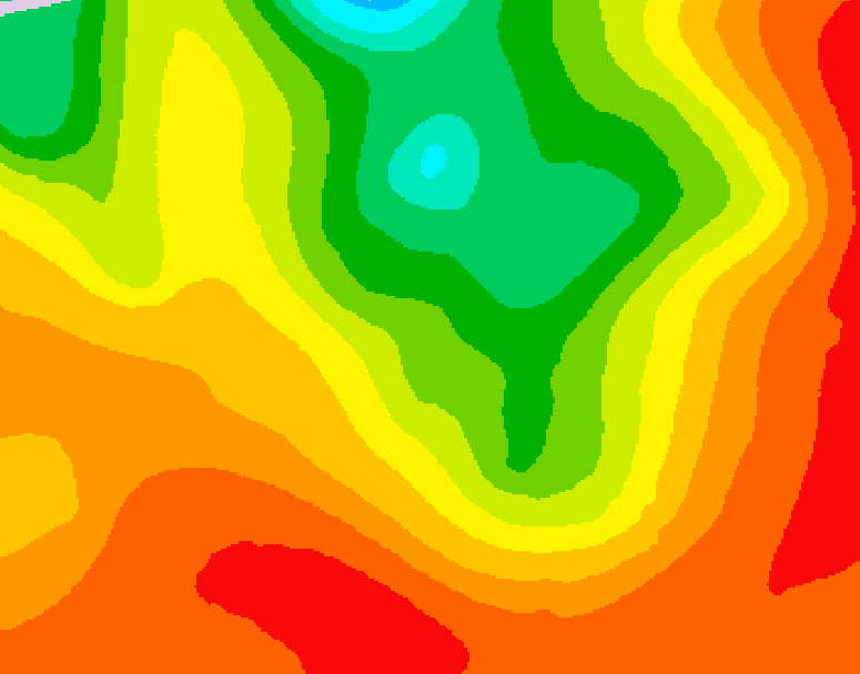 GDPS 500 millibar geopotential height 048 hour forecast chart for Canada based on 2026/07/20 0000Z data