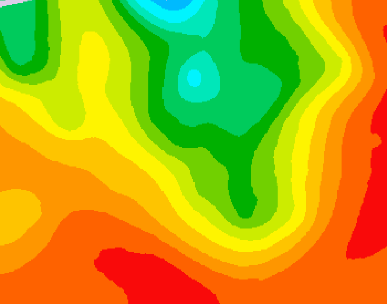 GDPS 500 millibar geopotential height 054 hour forecast chart for Canada based on 2026/07/20 0000Z data