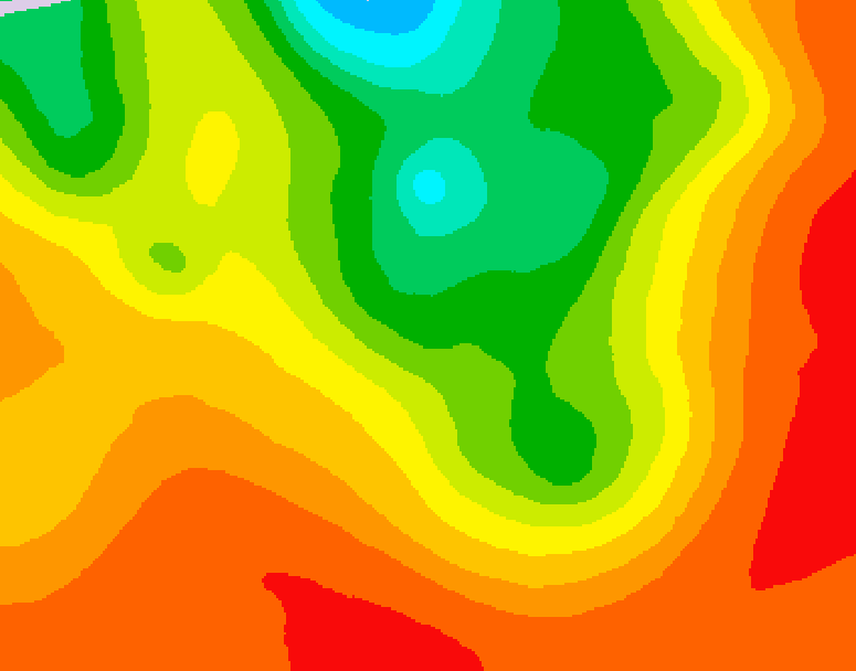 GDPS 500 millibar geopotential height 060 hour forecast chart for Canada based on 2026/07/20 0000Z data