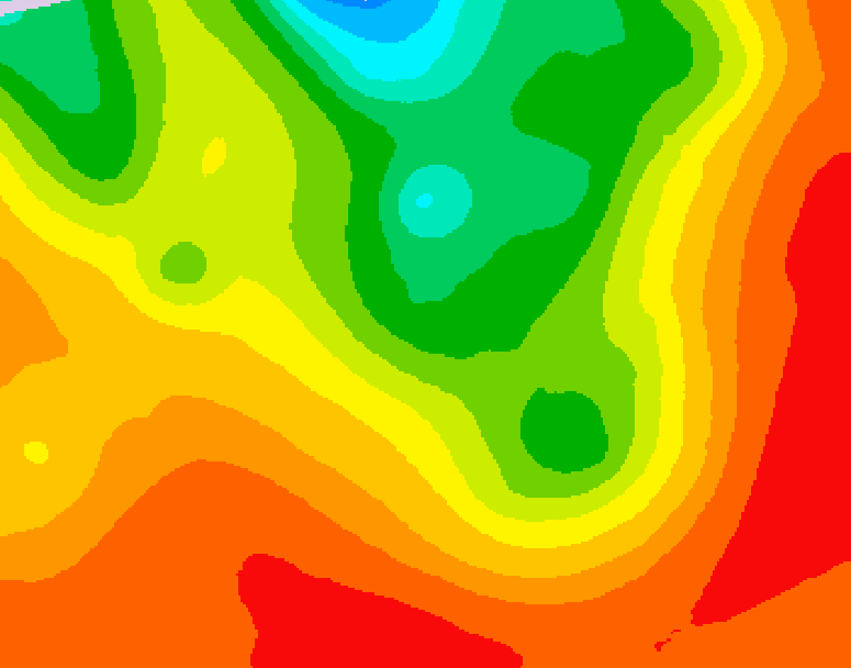 GDPS 500 millibar geopotential height 066 hour forecast chart for Canada based on 2026/07/20 0000Z data
