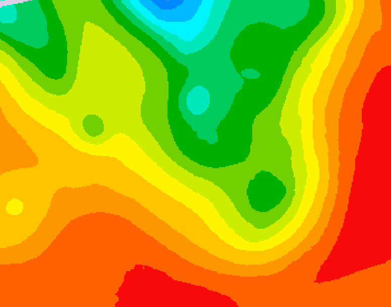GDPS 500 millibar geopotential height 072 hour forecast chart for Canada based on 2026/07/20 0000Z data