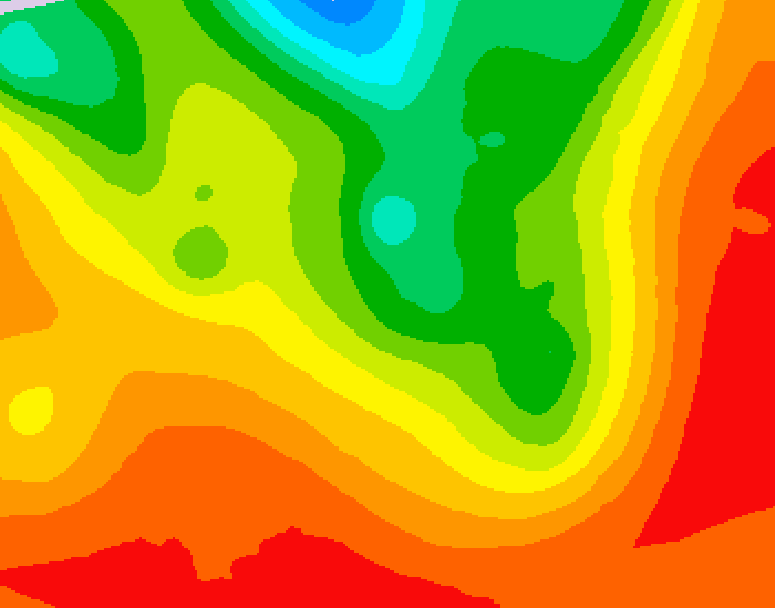 GDPS 500 millibar geopotential height 078 hour forecast chart for Canada based on 2026/07/20 0000Z data