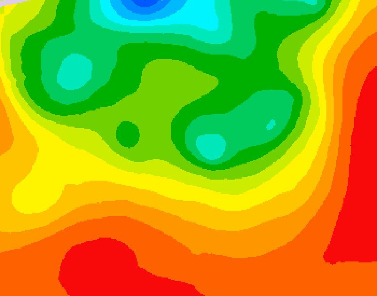 GDPS 500 millibar geopotential height 108 hour forecast chart for Canada based on 2026/07/20 0000Z data