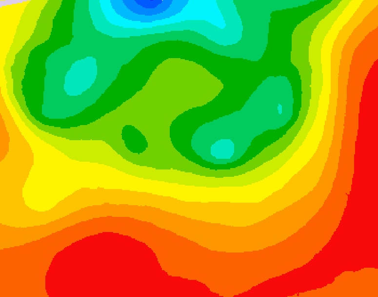 GDPS 500 millibar geopotential height 114 hour forecast chart for Canada based on 2026/07/20 0000Z data