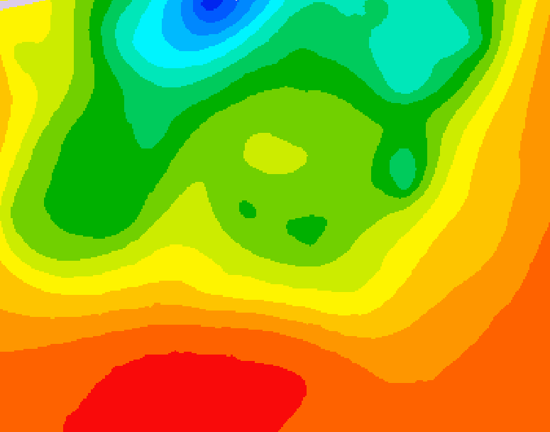 GDPS 500 millibar geopotential height 150 hour forecast chart for Canada based on 2026/07/20 0000Z data