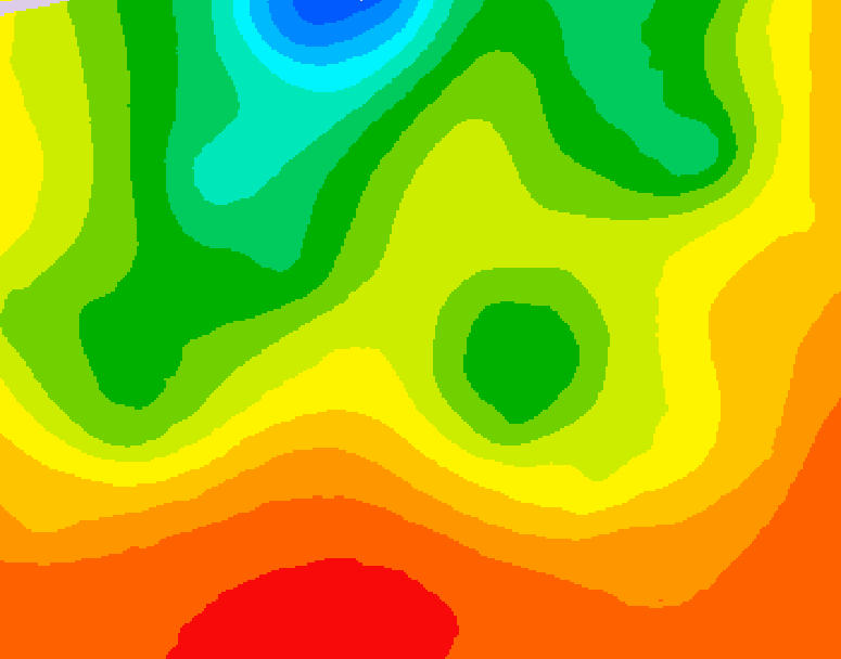 GDPS 500 millibar geopotential height 180 hour forecast chart for Canada based on 2026/07/20 0000Z data