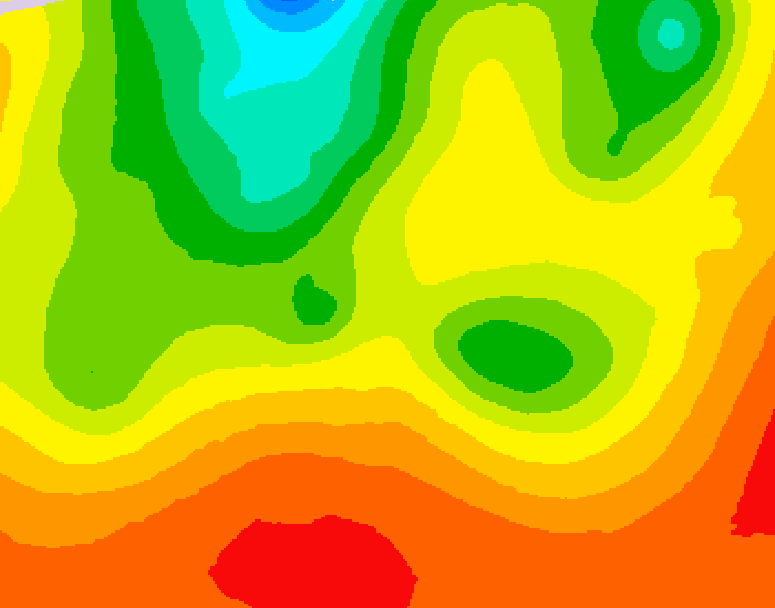 GDPS 500 millibar geopotential height 216 hour forecast chart for Canada based on 2026/07/20 0000Z data