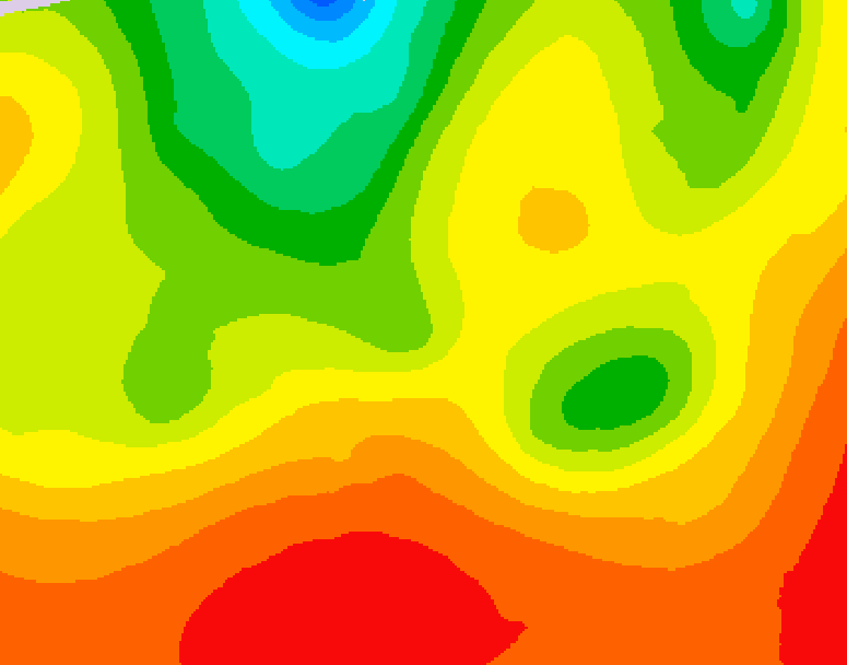 GDPS 500 millibar geopotential height 234 hour forecast chart for Canada based on 2026/07/20 0000Z data