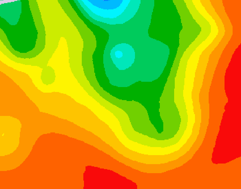 GDPS 500 millibar geopotential height 048 hour forecast chart for Canada based on 2026/07/20 1200Z data