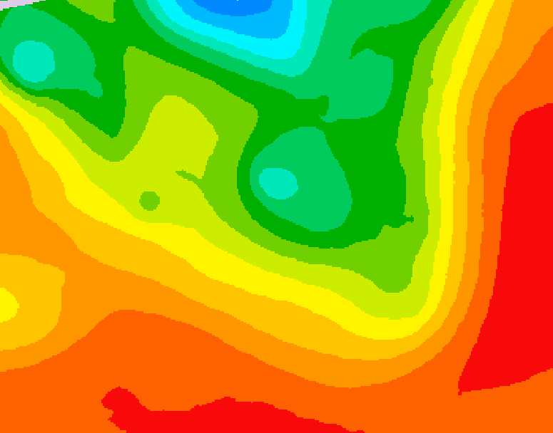 GDPS 500 millibar geopotential height 072 hour forecast chart for Canada based on 2026/07/20 1200Z data
