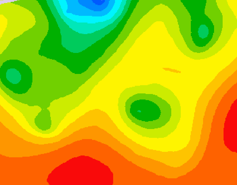 GDPS 500 millibar geopotential height 198 hour forecast chart for Canada based on 2026/07/20 1200Z data