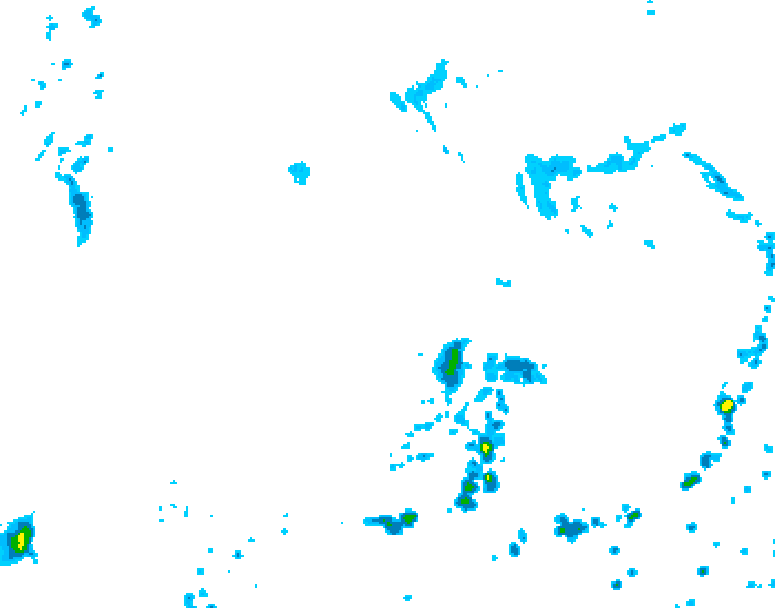 GDPS precipitation 030 hour forecast chart for Canada based on 2026/07/20 0000Z data