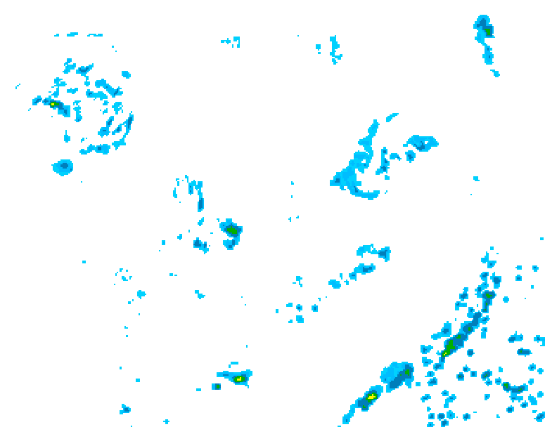 GDPS precipitation 102 hour forecast chart for Canada based on 2026/07/20 0000Z data