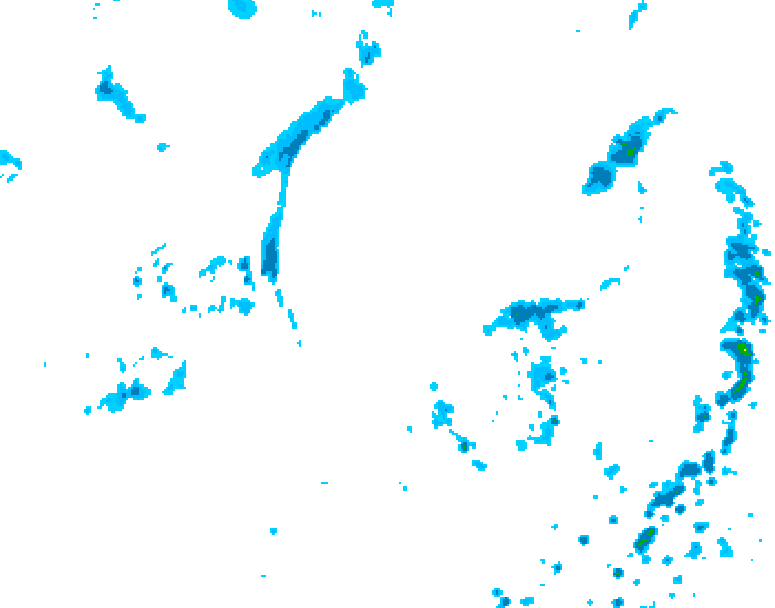 GDPS precipitation 162 hour forecast chart for Canada based on 2026/07/20 0000Z data